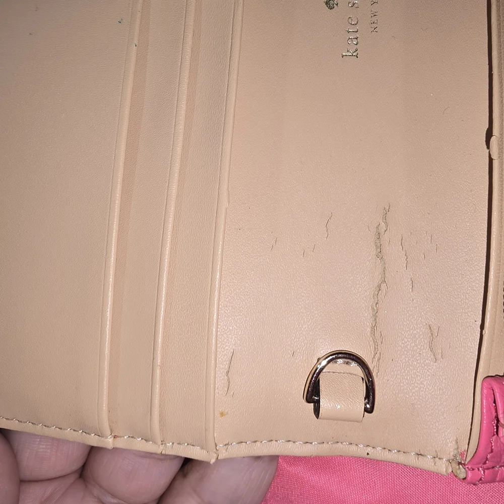 Kate Spade Pink Perri Lane Leather Women's Wallet - Picture 9 of 16